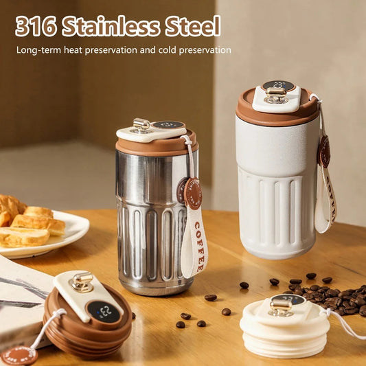 Smart Digital Thermal Bottle Portable 450ml